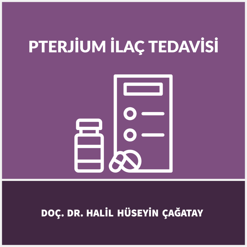 Pterjium İlaç Tedavisi
