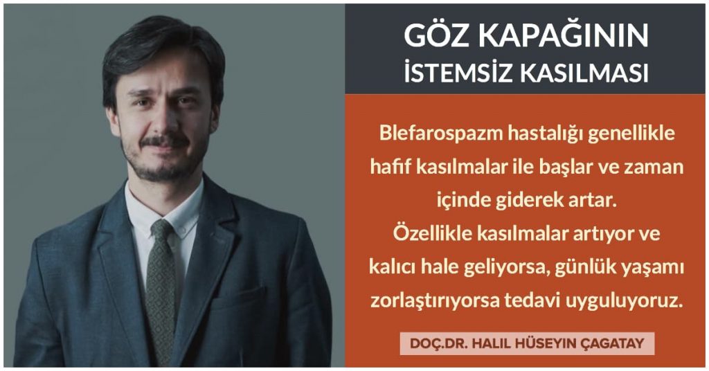Göz kapağı kasılması