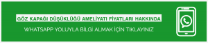 Göz Kapağı Düşüklüğü