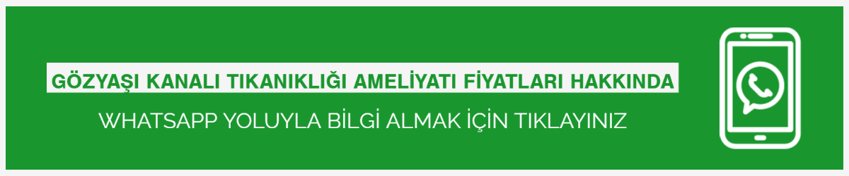 Gözyaşı Kanalı Tıkanıklığı