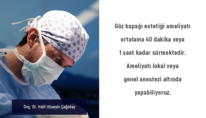 göz kapağı estetiği ameliyatı